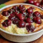 cherry clafoutis - featured image