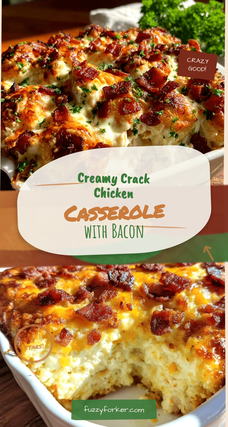 cozy crack chicken casserole recipe