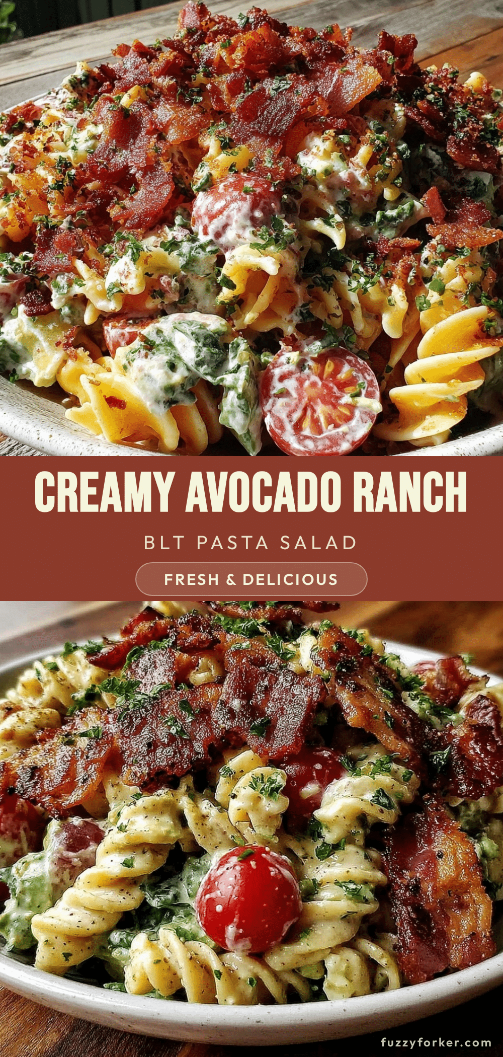 creamy BLT pasta salad recipe