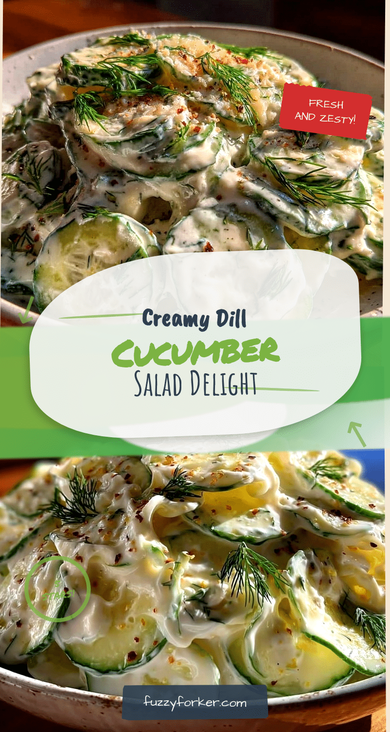creamy cucumber salad recipe