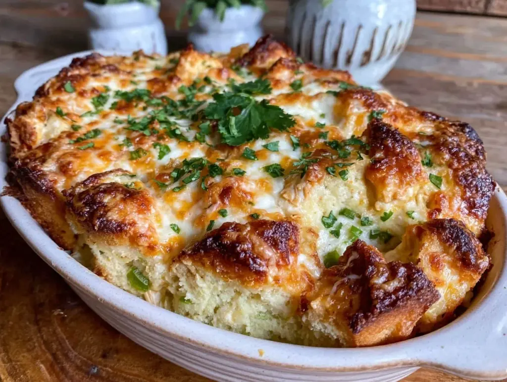 creamy King Ranch chicken casserole recipe - featured image