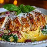 creamy one-pot tuscan chicken pasta - featured image