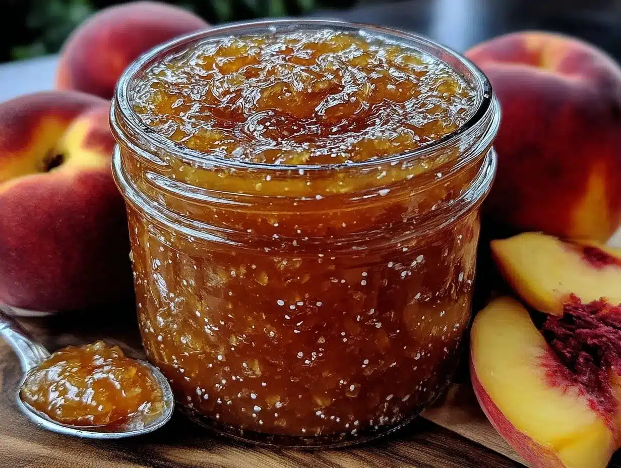 creamy peach butter recipe preparation steps