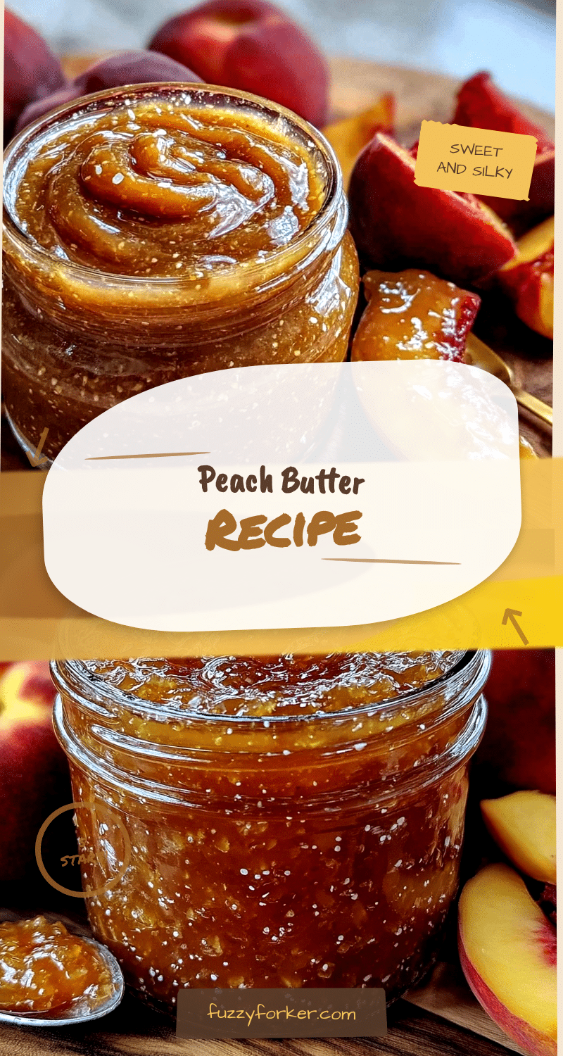 creamy peach butter recipe recipe
