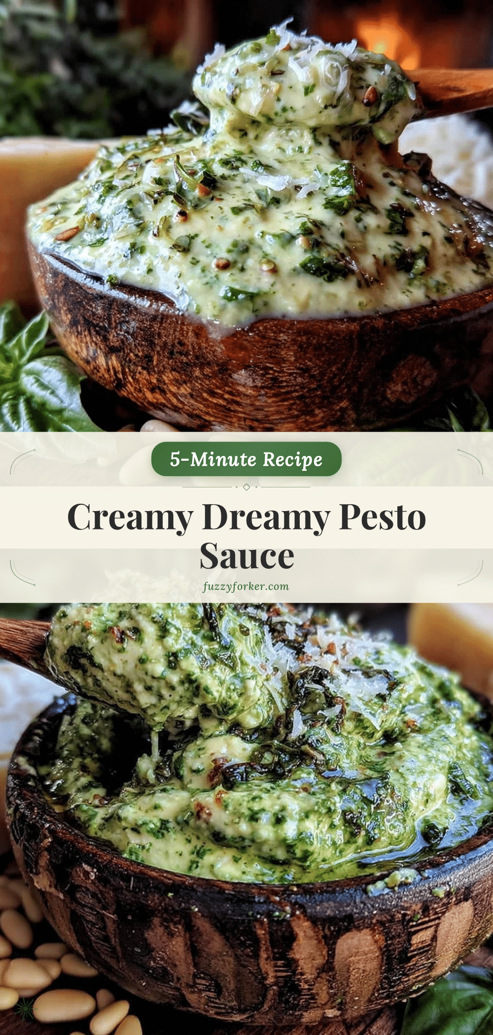 creamy pesto sauce recipe recipe