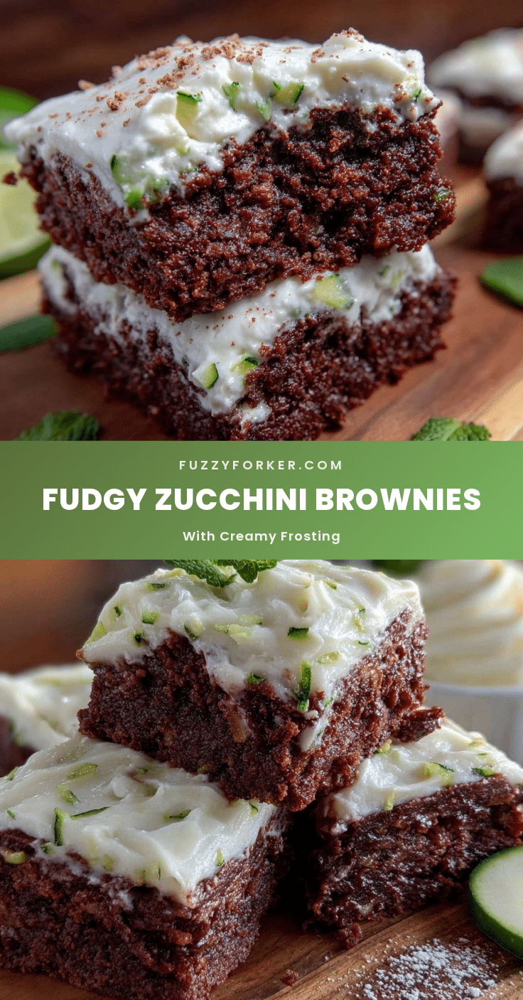 creamy zucchini brownies recipe