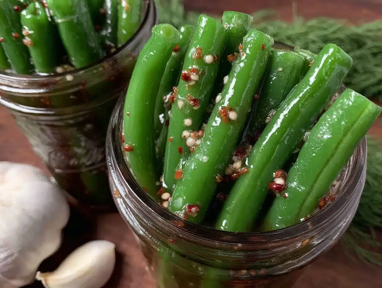 crisp dilly beans preparation steps