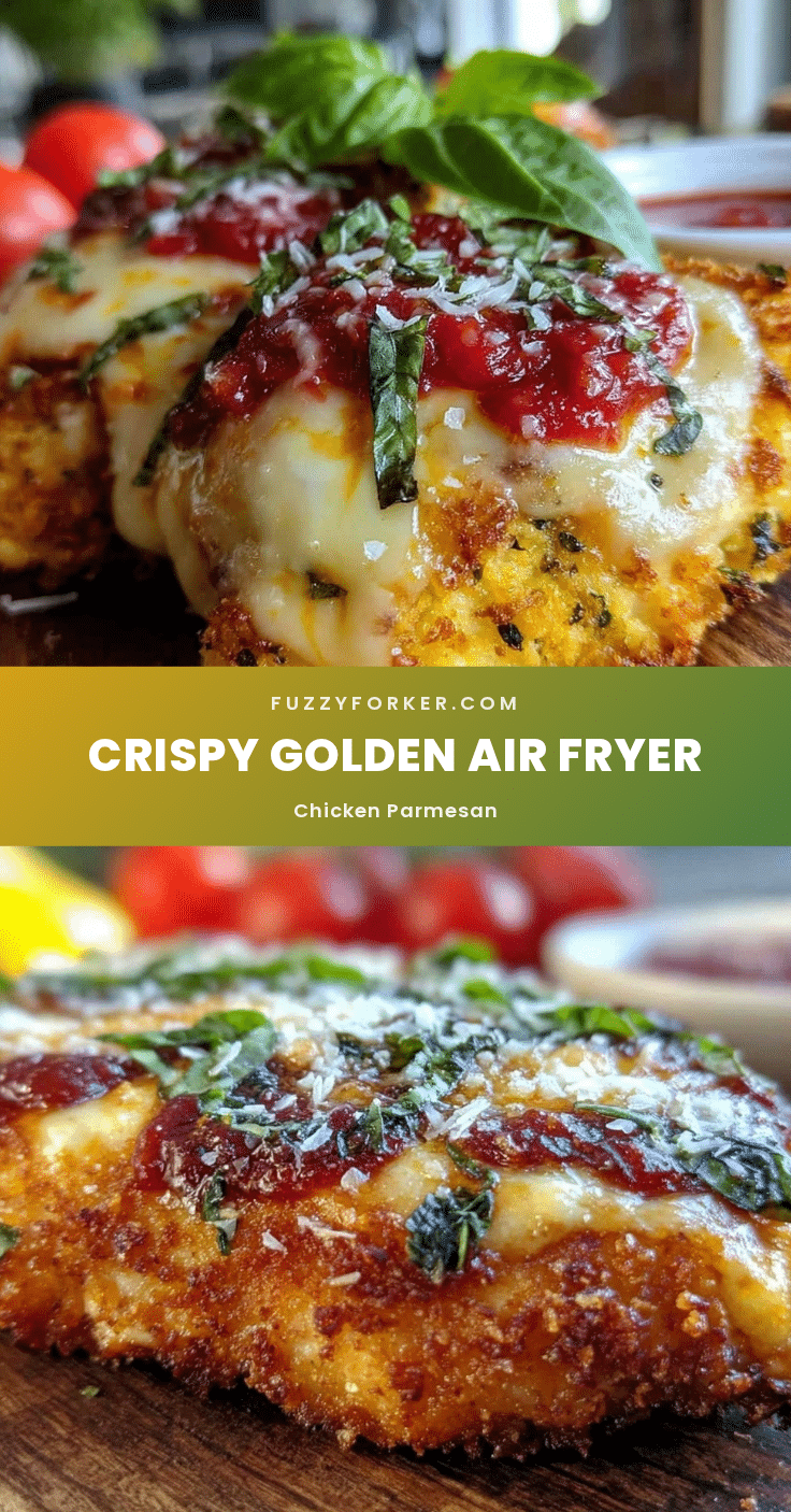 crispy air fryer chicken parmesan recipe