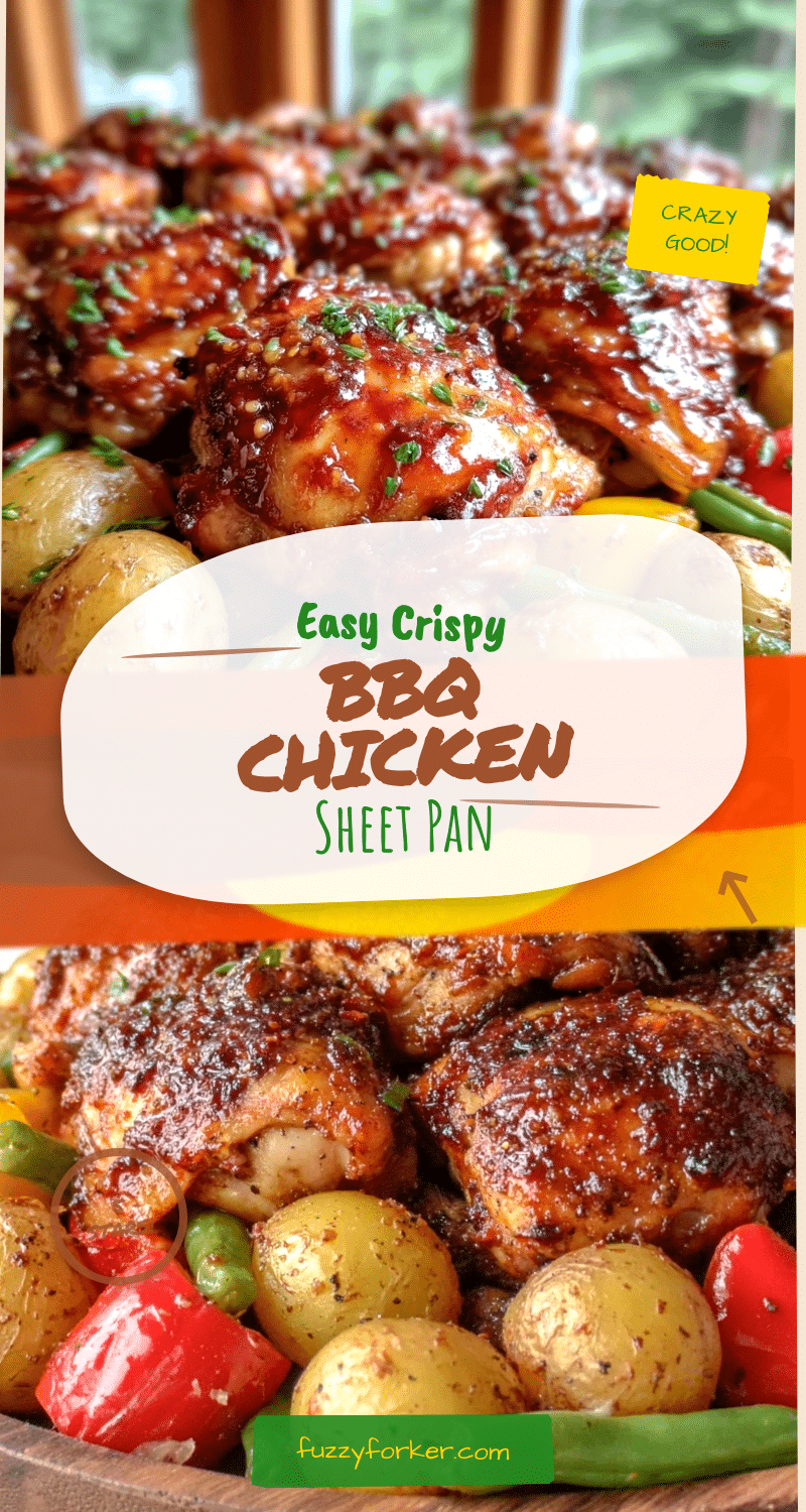 crispy bbq chicken sheet pan recipe