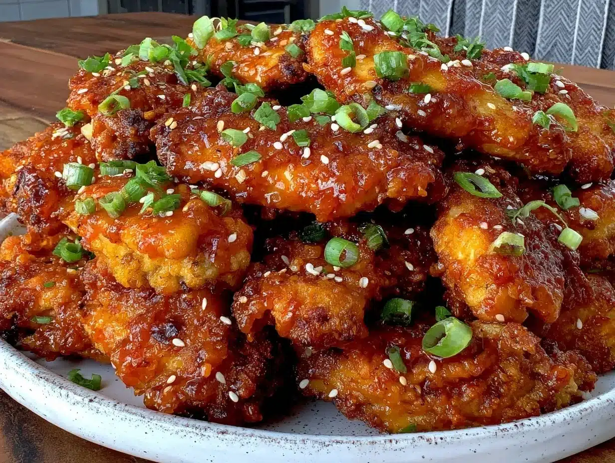 crispy firecracker chicken wings preparation steps
