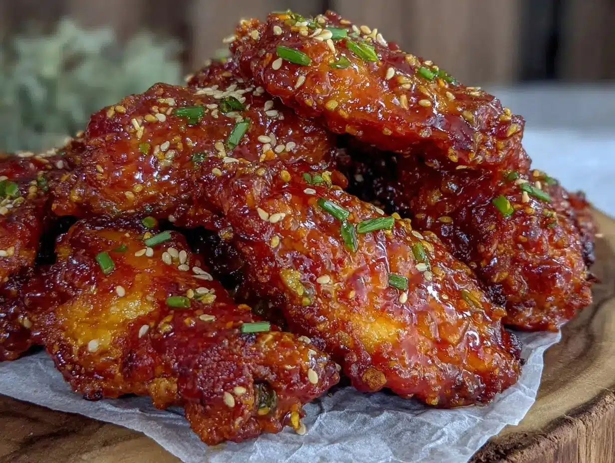crispy firecracker fried chicken wings preparation steps
