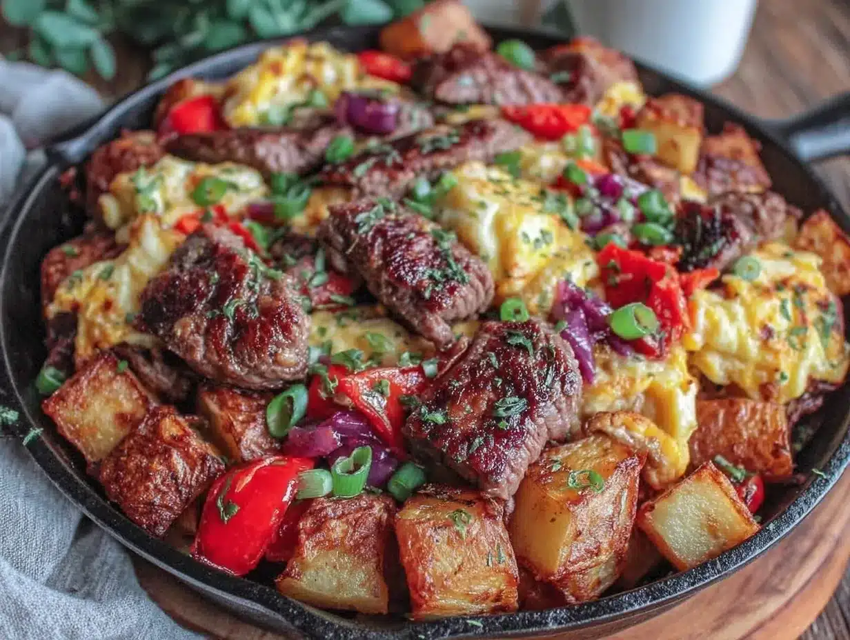 crispy loaded breakfast hash preparation steps