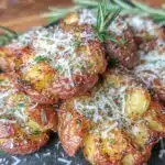 crispy smashed potatoes - featured image