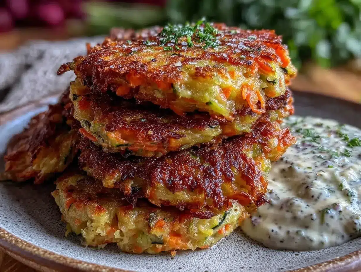 crispy zucchini fritters preparation steps