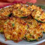 crispy zucchini parmesan crisps - featured image