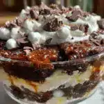 Death by Chocolate Brownie Trifle - featured image