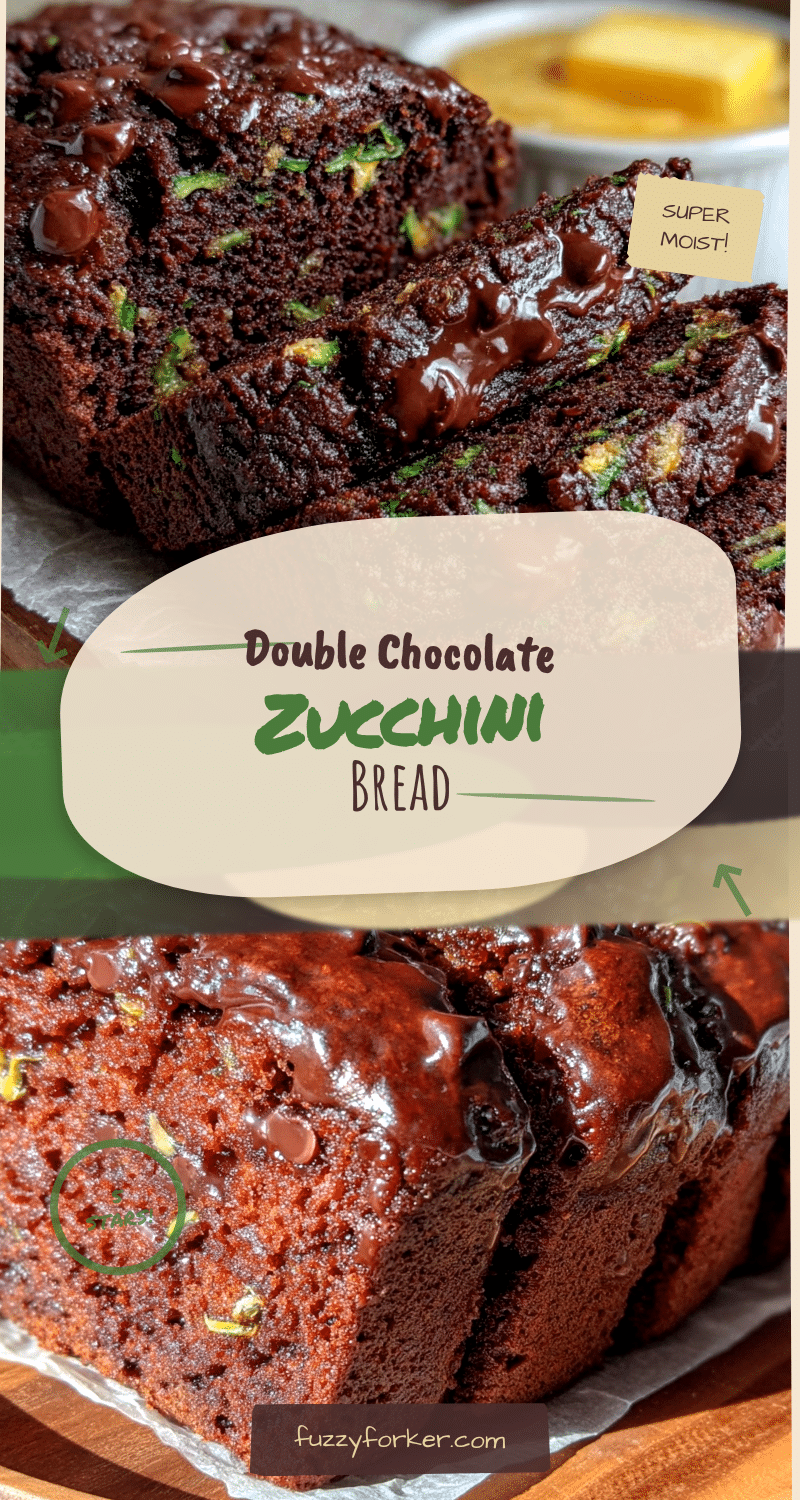 double chocolate chip zucchini bread recipe