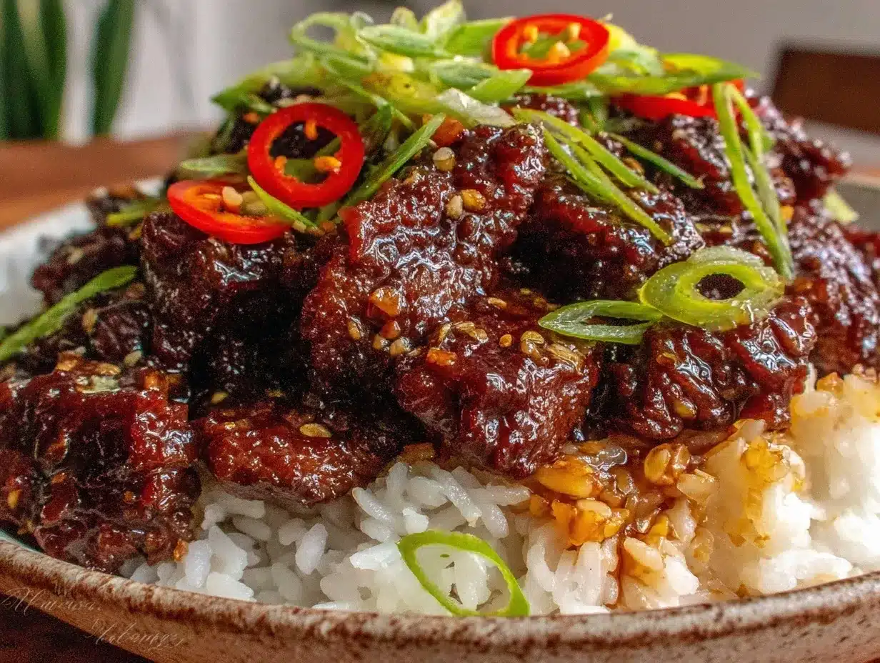 easy crispy mongolian beef recipe preparation steps