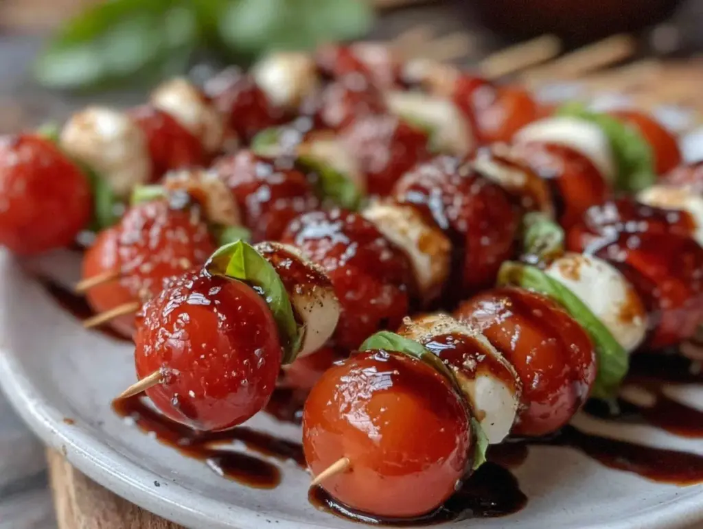 Easy Fresh Caprese Skewers - featured image