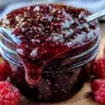 easy homemade raspberry jam - featured image