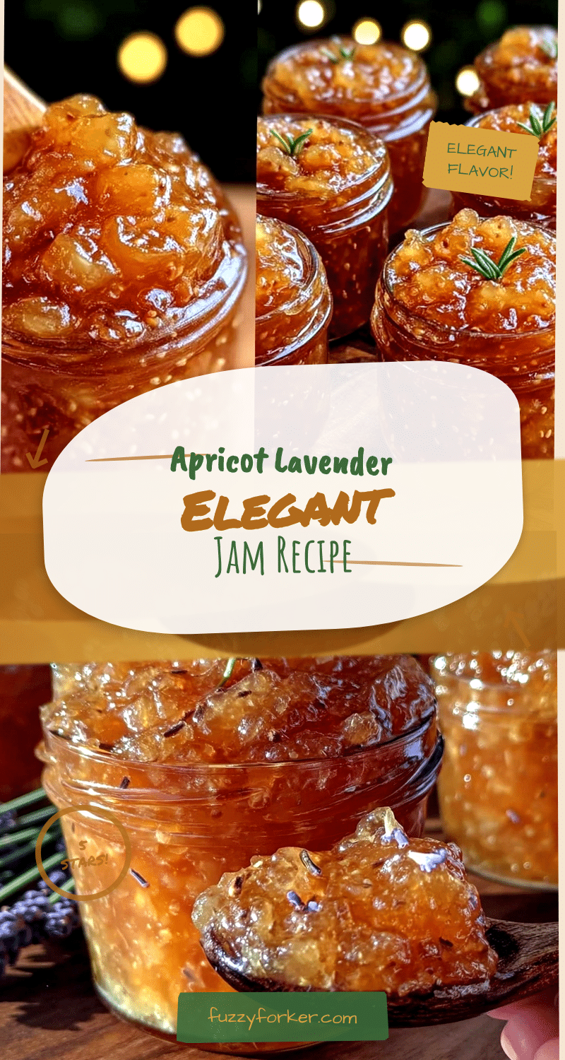 elegant apricot jam with lavender recipe