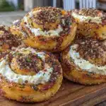 everything bagel pinwheels - featured image