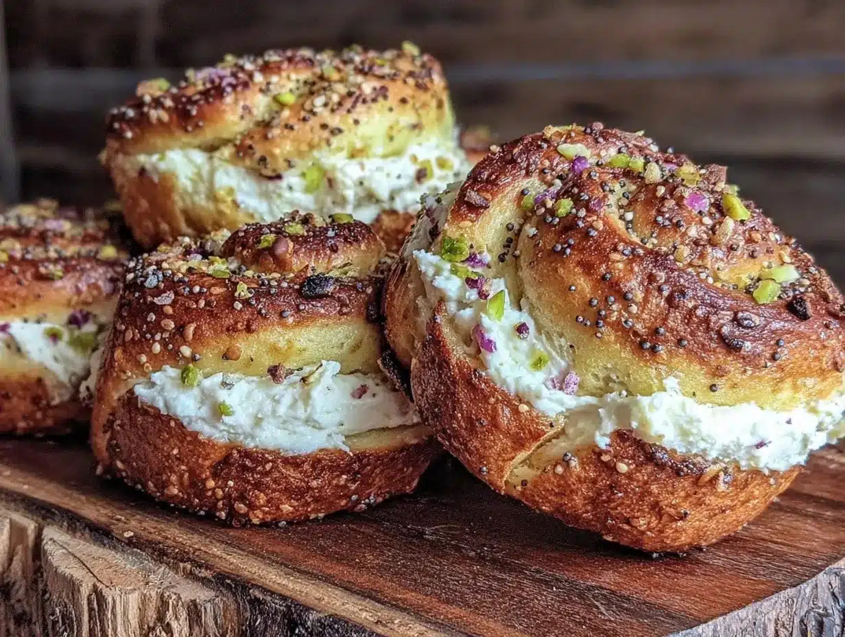 everything bagel pinwheels preparation steps