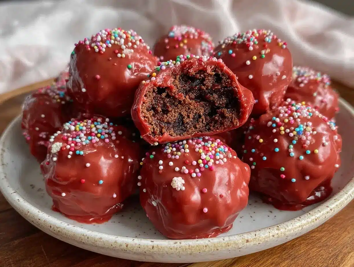 Explosive Firecracker Oreo Truffles preparation steps