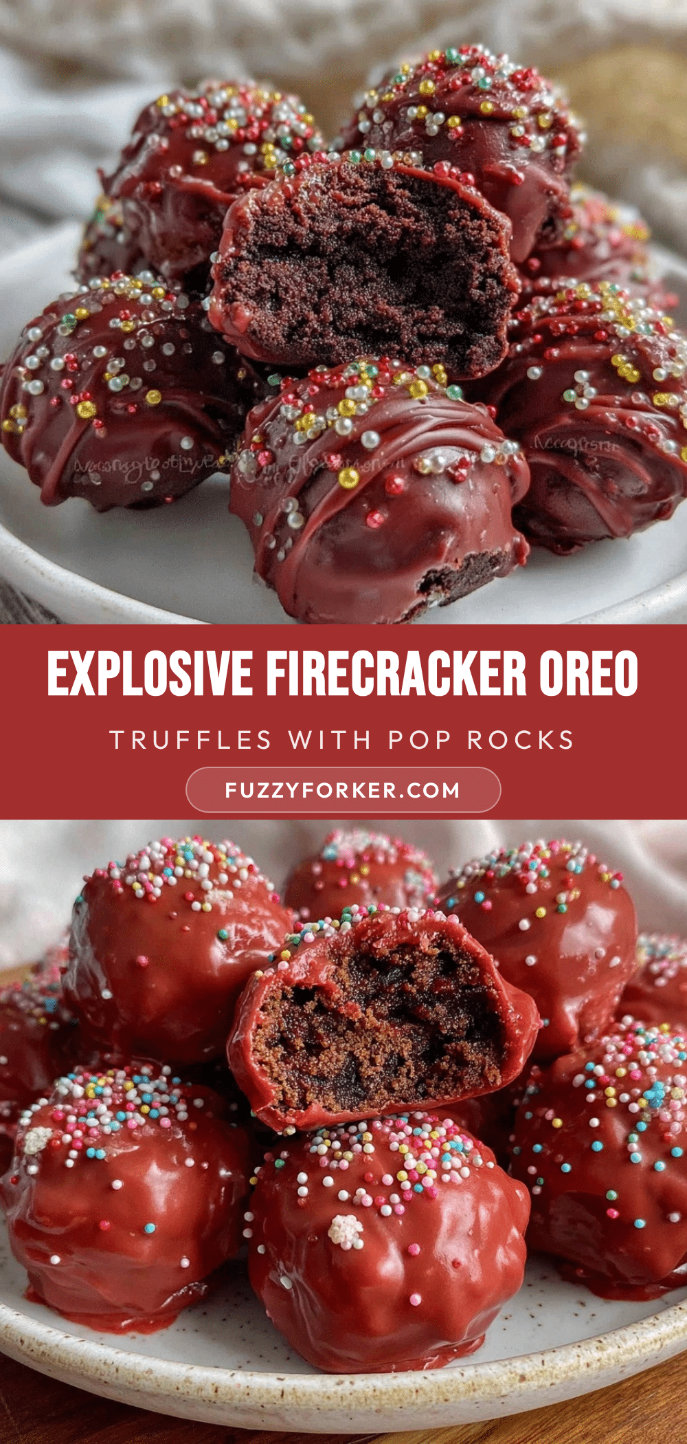 Explosive Firecracker Oreo Truffles recipe
