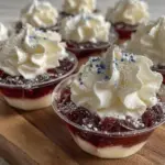 festive patriotic jello shots - featured image