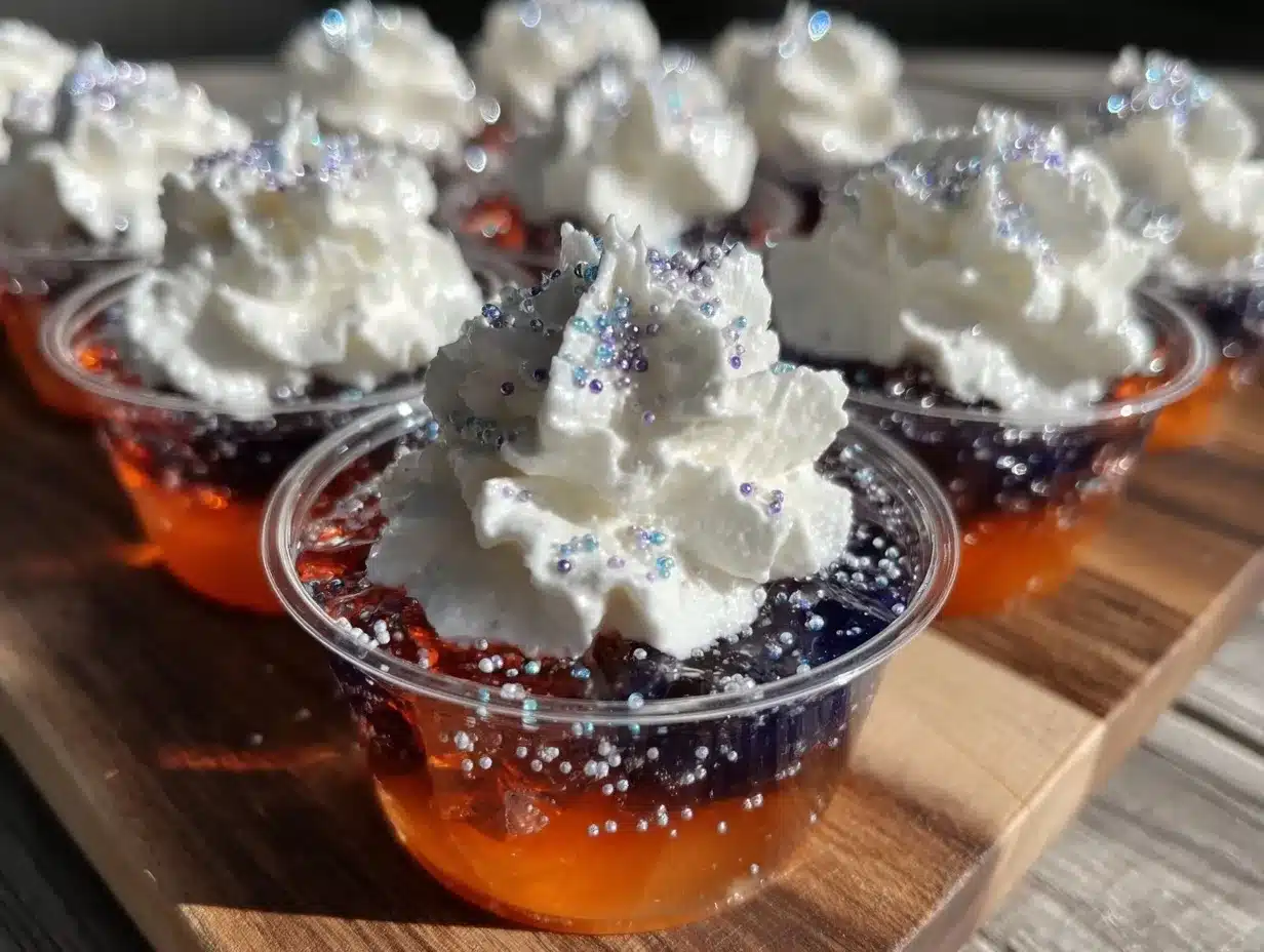 festive patriotic jello shots preparation steps