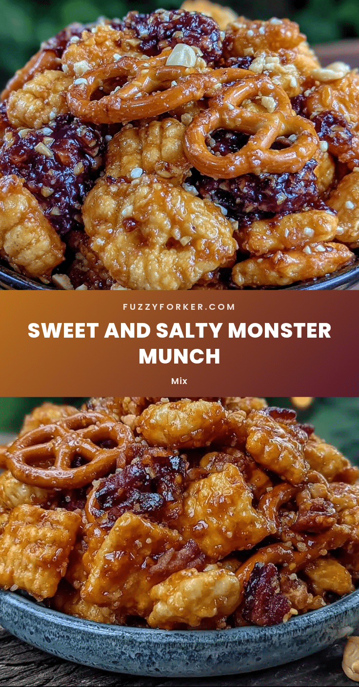 flavorful monster munch snack mix recipe
