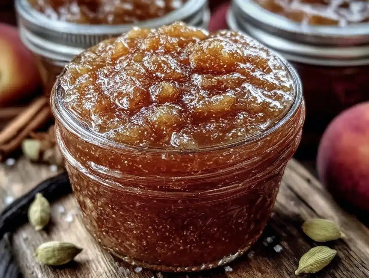 flavorful peach jam preparation steps