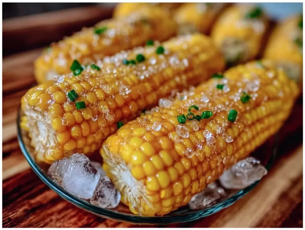 freeze corn on the cob blanching method - featured image