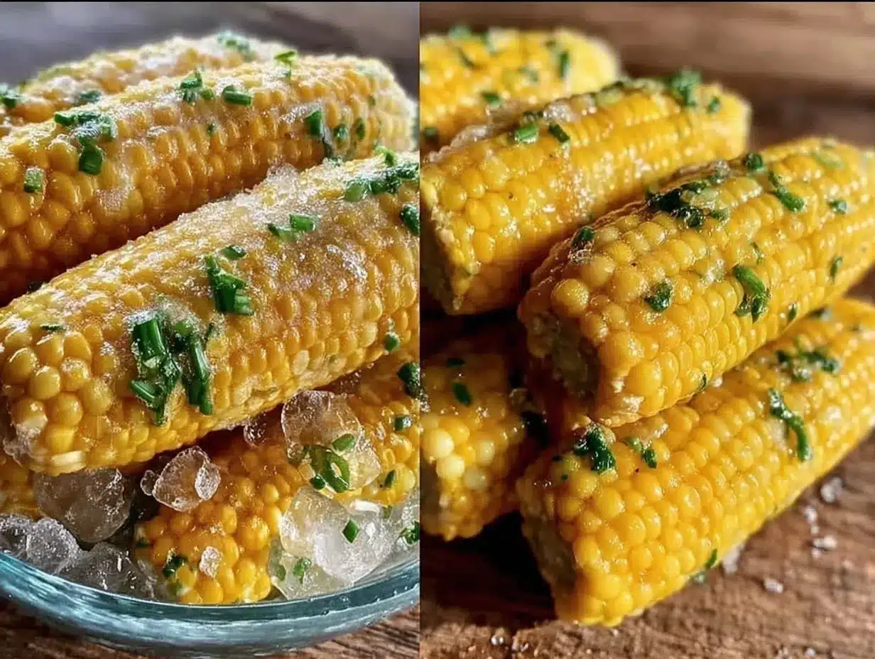 freeze corn on the cob blanching method preparation steps