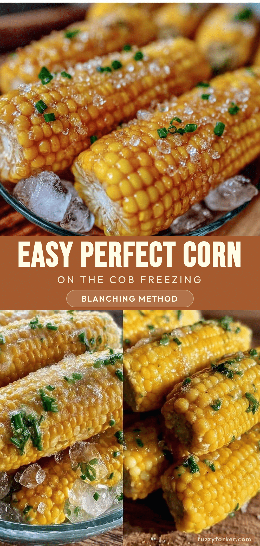 freeze corn on the cob blanching method recipe
