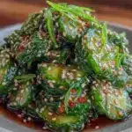fresh asian cucumber salad - featured image