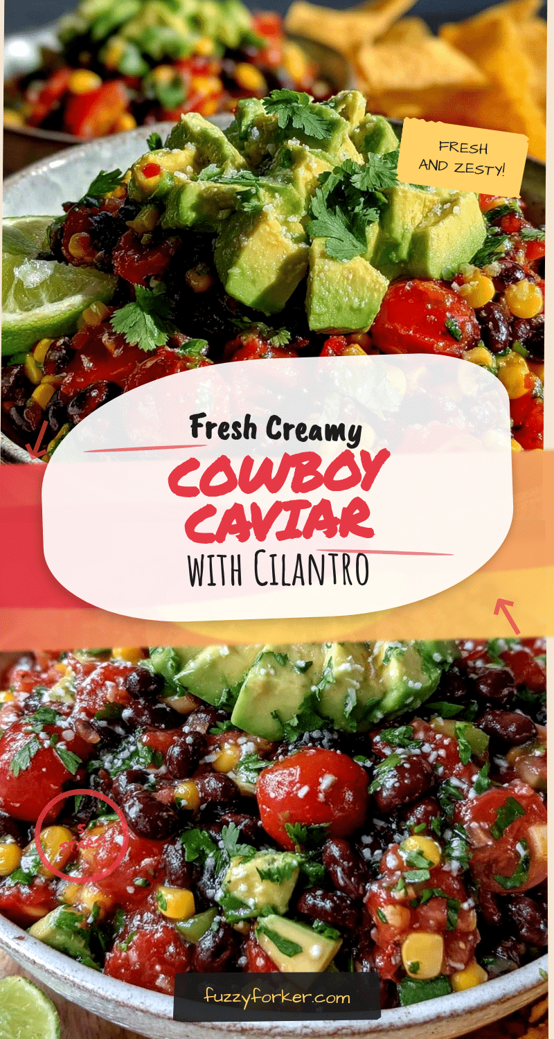 fresh creamy cowboy caviar recipe