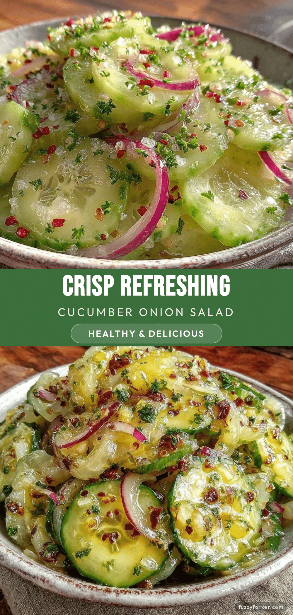 fresh cucumber onion salad recipe