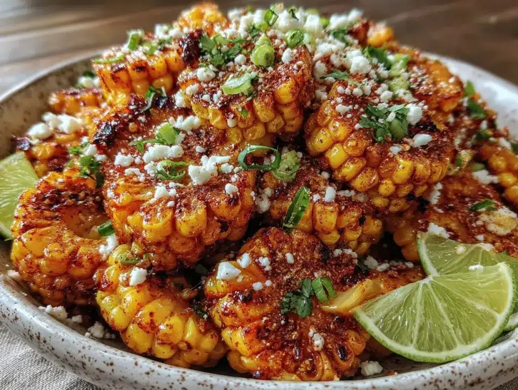 fresh grilled corn salad - featured image