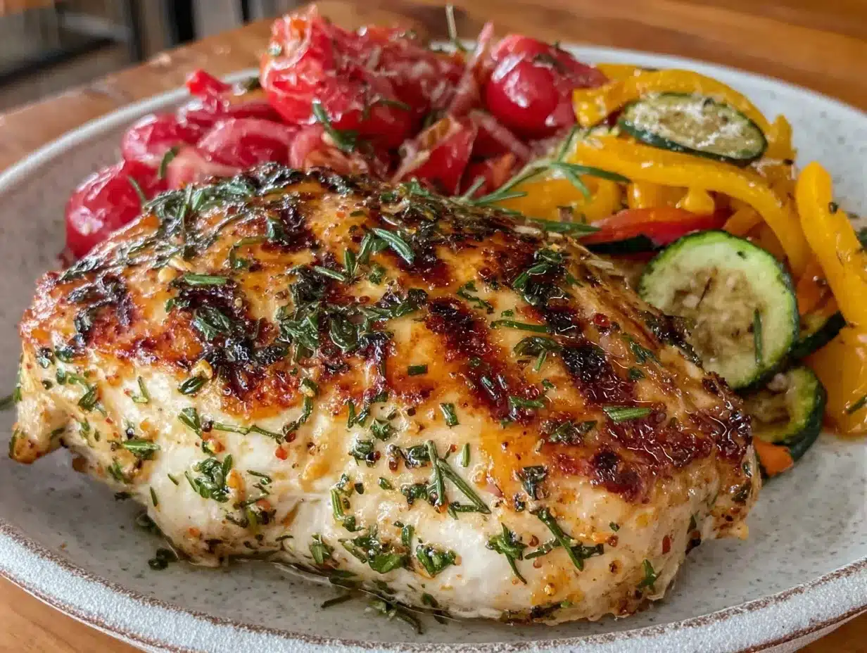 fresh lemon herb grilled chicken preparation steps