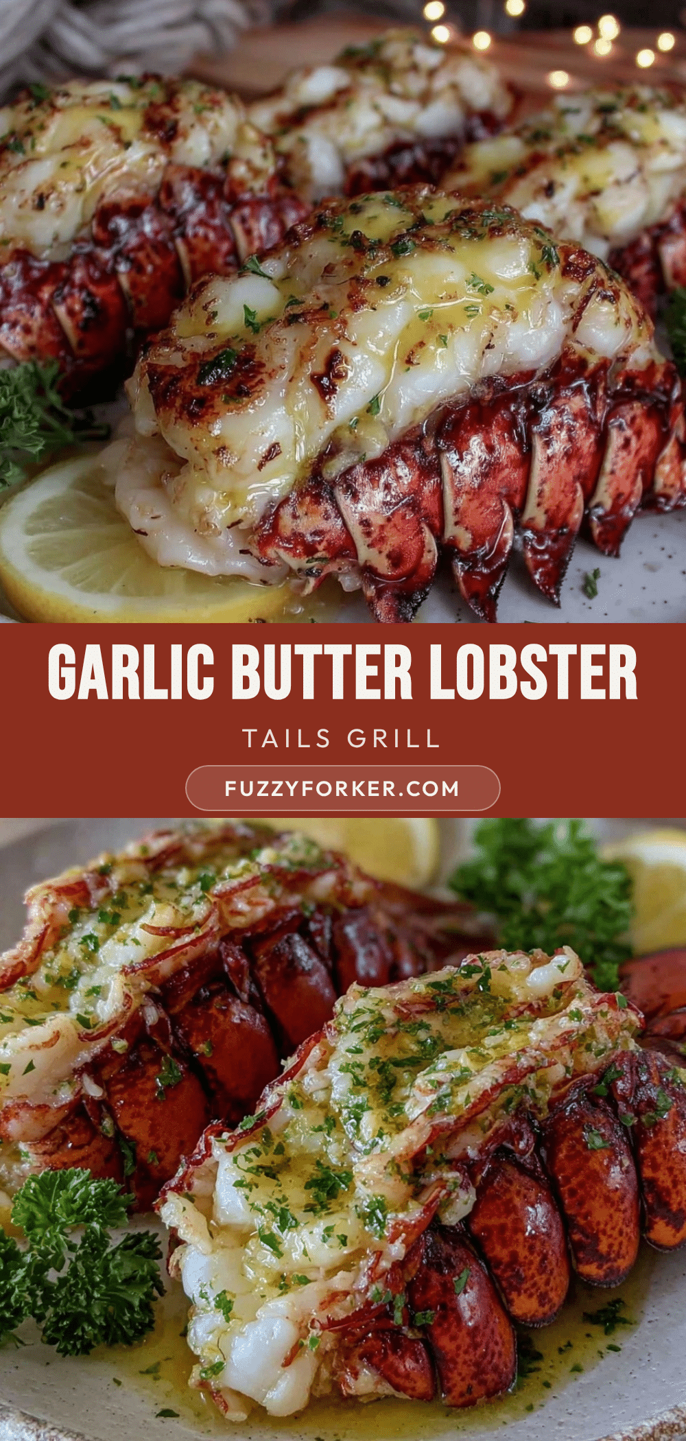 garlic butter grilled lobster tails recipe