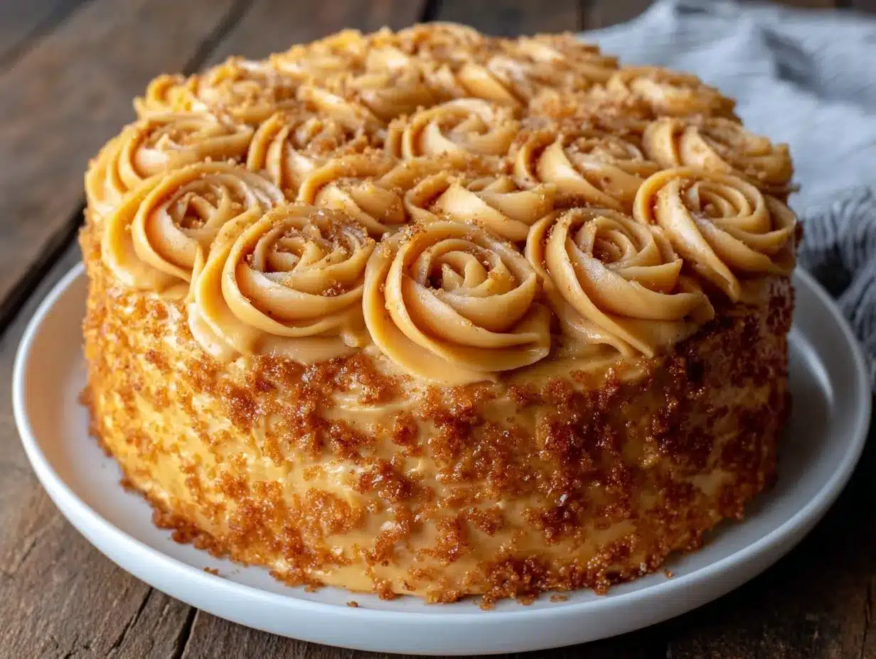 Golden Leo Birthday Cake preparation steps