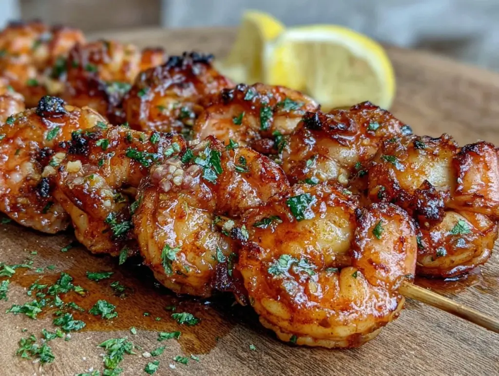 grilled cajun shrimp skewers - featured image