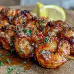 grilled cajun shrimp skewers - featured image