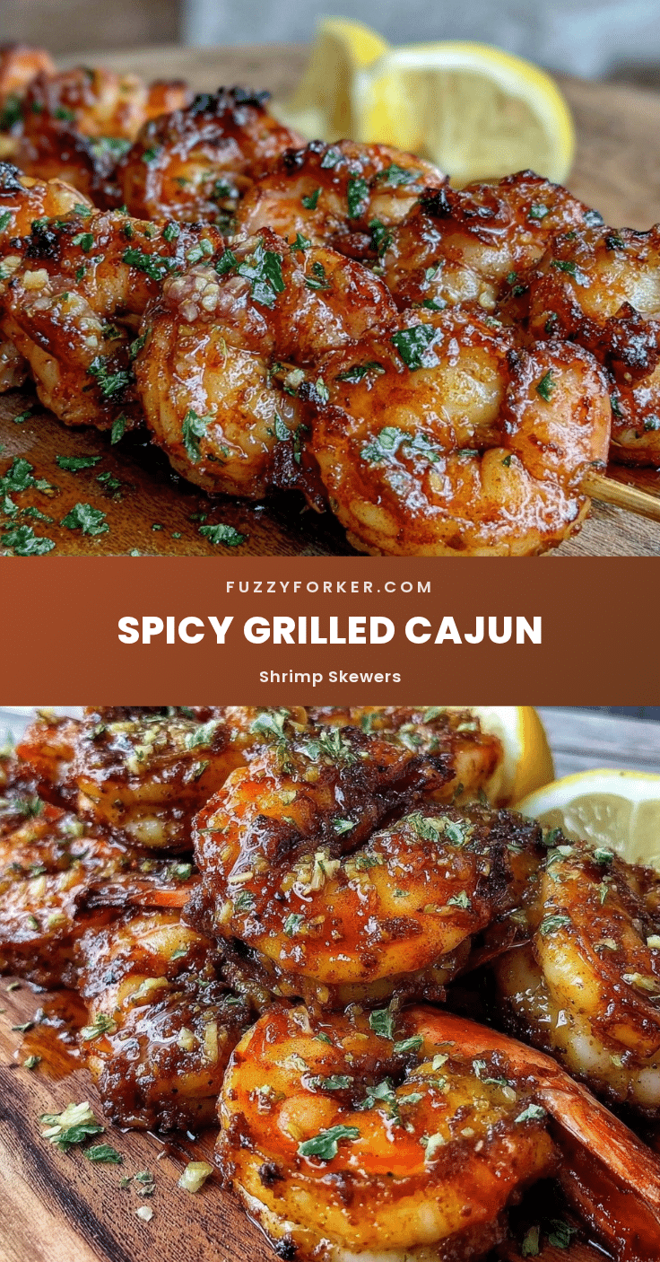 grilled cajun shrimp skewers recipe