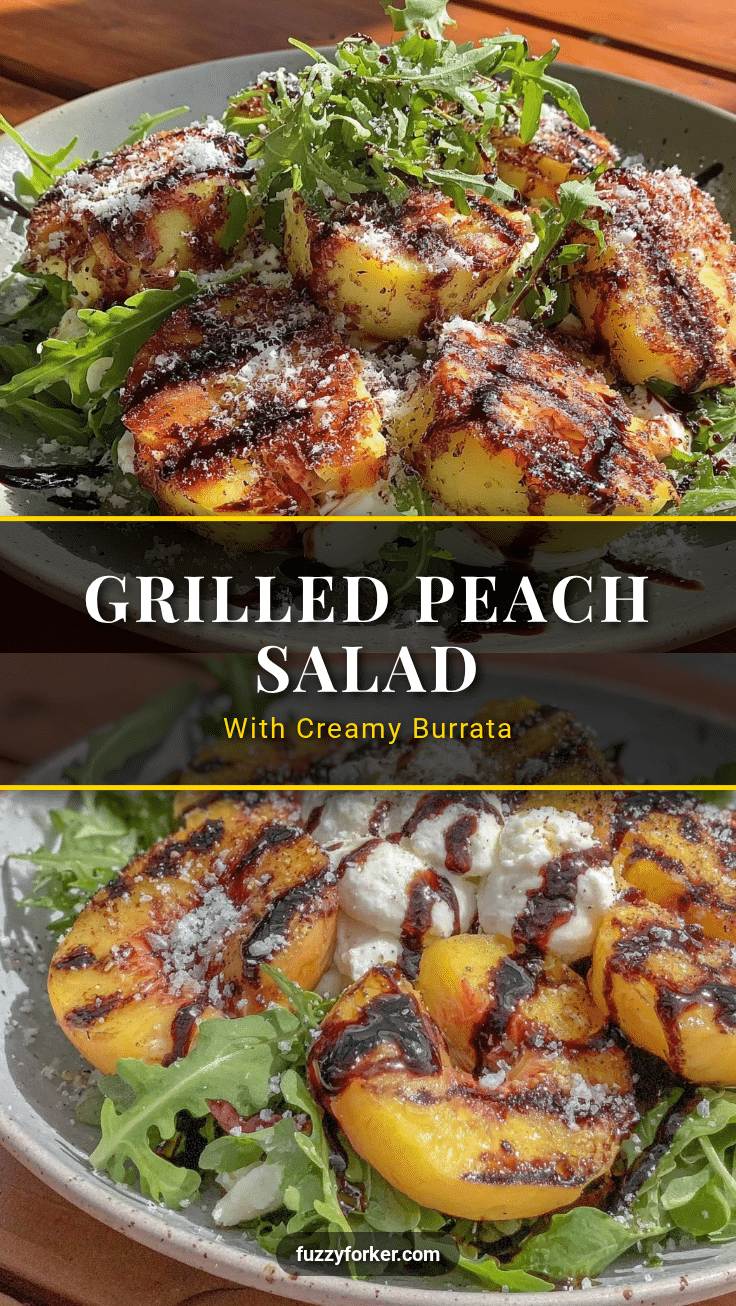 grilled peach salad recipe