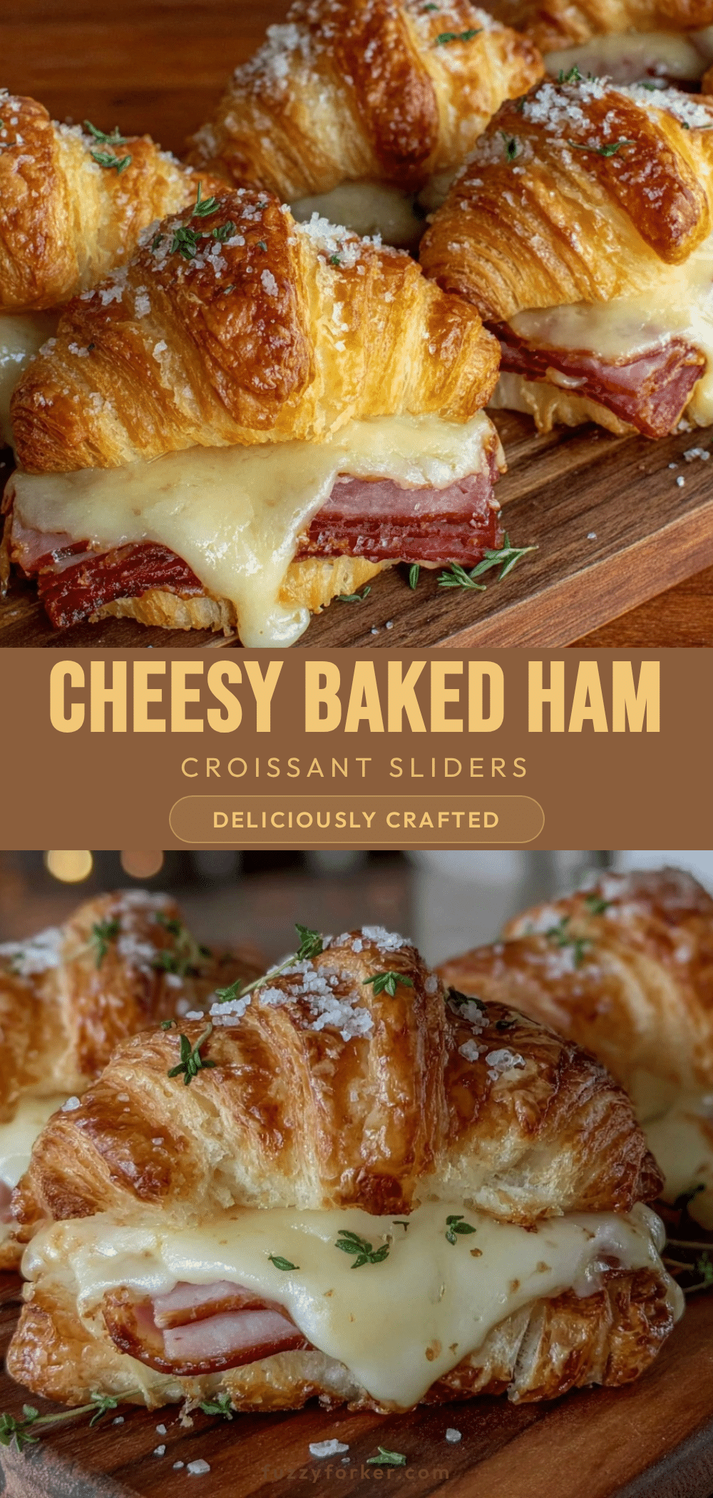 ham and cheese croissant sliders recipe