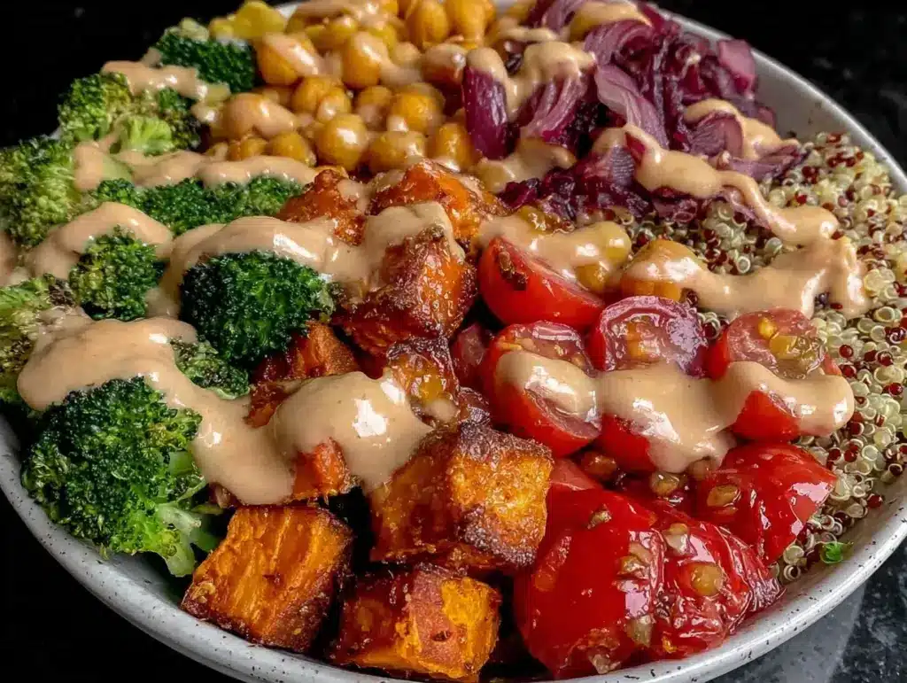 healthy simple Buddha bowl - featured image