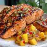 honey lime grilled salmon - featured image